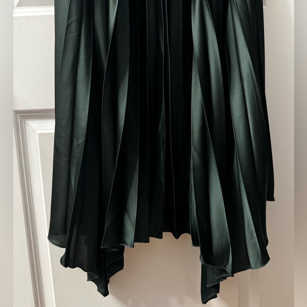 Abercrombie & Fitch Giselle Clasp-Back Pleated Midi Dress (L) - Picture 4 of 5